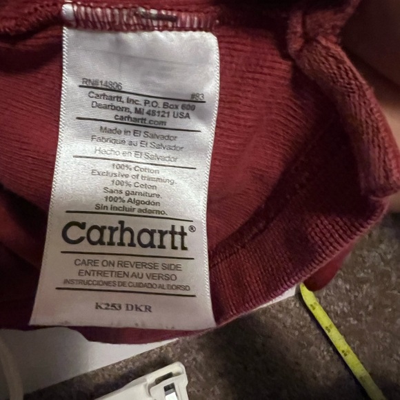 Vintage Carhartt thermal red long sleeve - Picture 4 of 6